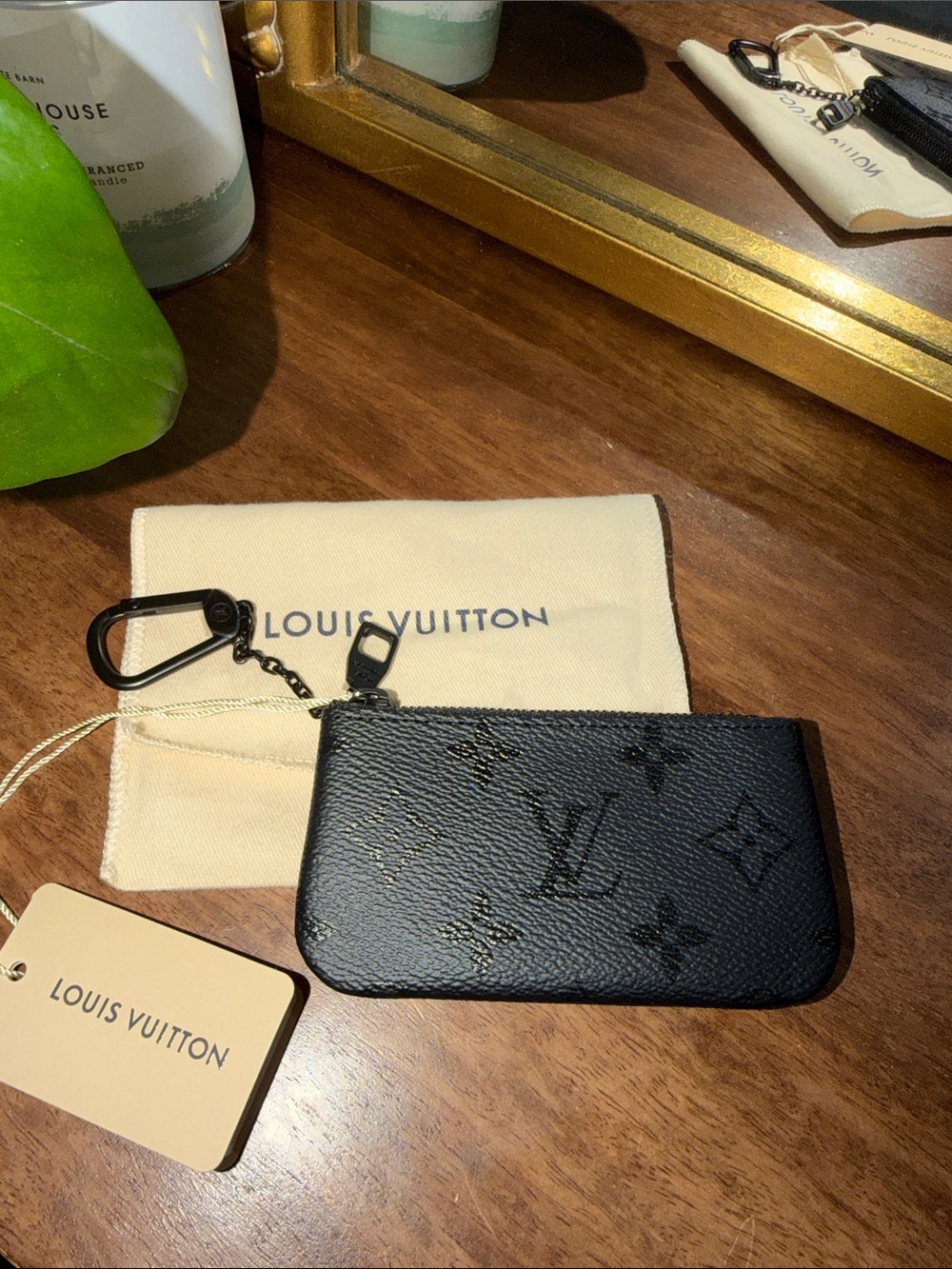 Louis Vuitton key pouch Monogram Midnight Black - Picture 4 of 8